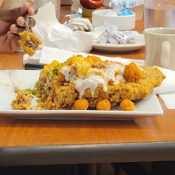 Granny’s Kitchen - Nasty Granny - enormous Ck fried steak, tots, eggs, hashbrowns. It's enough for two or three light eaters. $20】 - Breakfast & Brunch Near Me - Oklahoma City, Oklahoma Granny’s Kitchen - Nasty Granny - enormous Ck fried steak, tots, eggs, hashbrowns. It's enough for two or three light eaters. $20】 - Breakfast & Brunch Near Me - Oklahoma City, Oklahoma