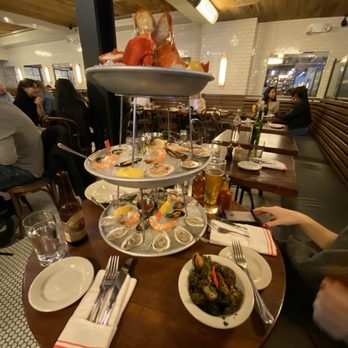The Smith - Seafood tower at The Smith. - New American Near Me - New York, New York