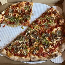 NY style crust pizza! NY style crust pizza!