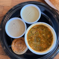 Desi Bites - Sambhar and chutneys