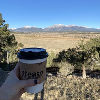 steam coffee caboose - 12 oz. Cappuccino - Coffee & Tea Near Me - Salida, Colorado steam coffee caboose - 12 oz. Cappuccino - Coffee & Tea Near Me - Salida, Colorado