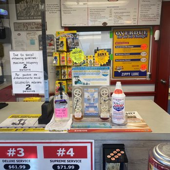Zippy Lube - Front Counter, amazing customer service - Oil Change Stations Near Me - Raleigh, North Carolina Zippy Lube - Front Counter, amazing customer service - Oil Change Stations Near Me - Raleigh, North Carolina