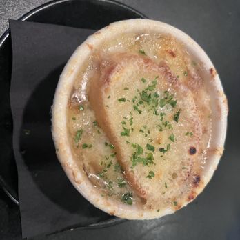 Morton's The Steakhouse - Baked Five Onion Soup 3oz - Steakhouses Near Me - Reston, Virginia Morton's The Steakhouse - Baked Five Onion Soup 3oz - Steakhouses Near Me - Reston, Virginia
