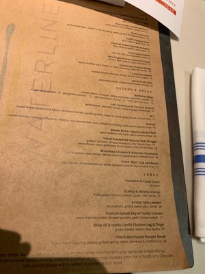 Menu photo 2 Waterline Boston, MA