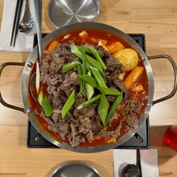 Usda Prime Beef Brisket Spicy Ricecake Usda 프라임 차돌 매운 떡볶이