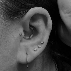 Destination Ink - New fourth lobe piercing.