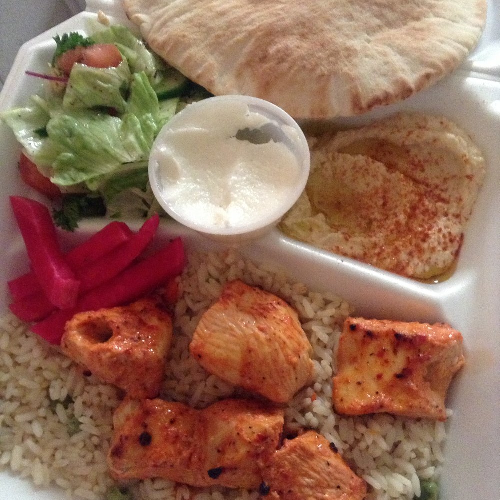 Oasis Grill - Chicken Kebab Plate (to-go) order! - Greek Near Me - Covina, California Oasis Grill - Chicken Kebab Plate (to-go) order! - Greek Near Me - Covina, California