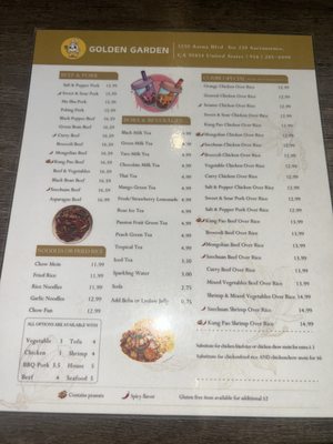 Menu photo 1 Golden Garden Sacramento, CA Menu photo 1 Golden Garden Sacramento, CA