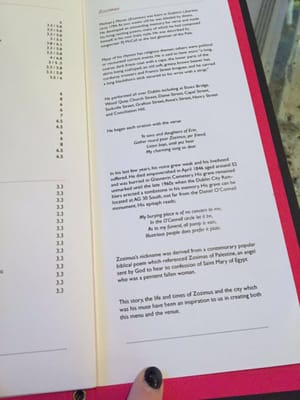 Menu photo 2 Zozimus Bar Dublin, D