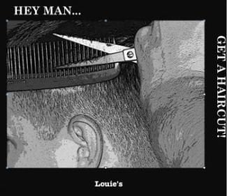 Louie's Hair Cuts Logo