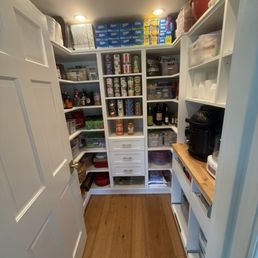 Classy Closets Pantry install