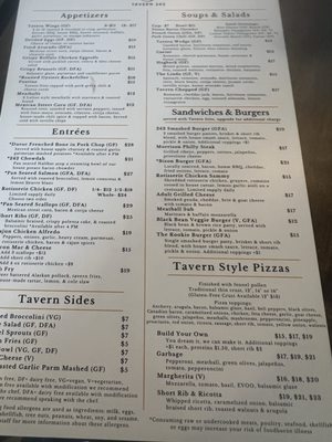 Menu photo 8 Tavern 242 Morrison, CO