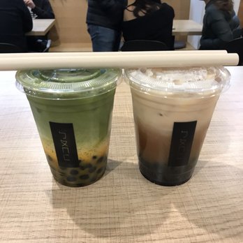 Bopomofo Cafe - L: Carrot matcha R: Assam Milk Tea - Bubble Tea Near Me - San Gabriel, California Bopomofo Cafe - L: Carrot matcha R: Assam Milk Tea - Bubble Tea Near Me - San Gabriel, California
