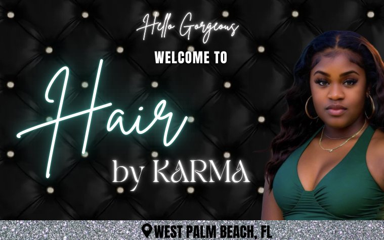 Hair By karma Logo