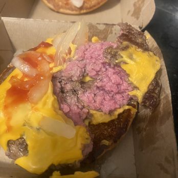 McDonald's - My son took one bite is vomiting. We checked the quarter pounder and it's raw in the middle. We are taking the owner to court. - Fast Food Near Me - Chesapeake, Virginia McDonald's - My son took one bite is vomiting. We checked the quarter pounder and it's raw in the middle. We are taking the owner to court. - Fast Food Near Me - Chesapeake, Virginia