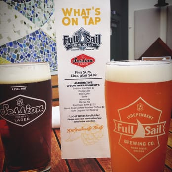 Full Sail Brew Pub - The Blood Orange Wheat beer was delicious! - Pubs Near Me - Hood River, Oregon