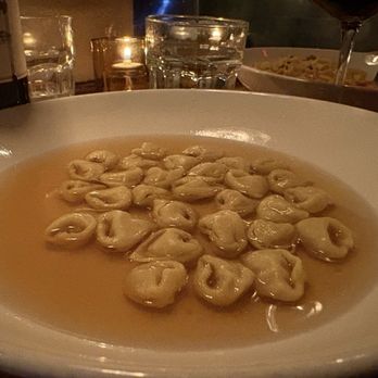 UOVO | Pasadena - Meats tortellini in mushroom broth. - Italian Near Me - Pasadena, California