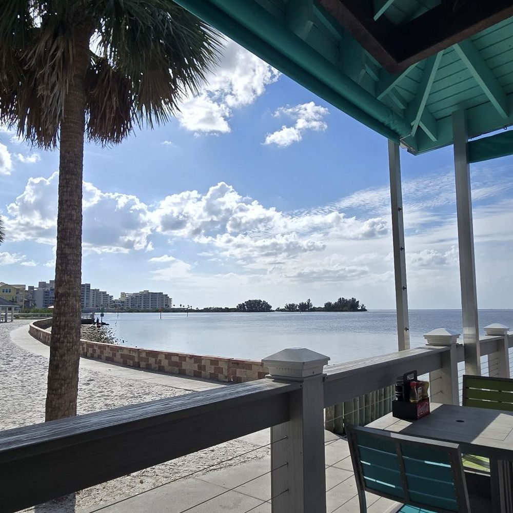 Sam's Beach Bar - View from the Southside bar - Seafood Near Me - Hudson, Florida Sam's Beach Bar - View from the Southside bar - Seafood Near Me - Hudson, Florida