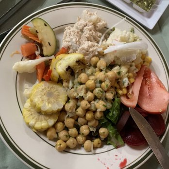 Fernandes steakhouse - Some of the food bar options (they were mainly all salad type things) - Portuguese Near Me - Newark, New Jersey