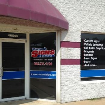 Macomb Signs & Graphics - Signmaking Near Me - Macomb, Michigan