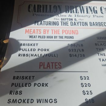 Carillon Brewing - Lunch menu - Breweries Near Me - Dayton, Ohio