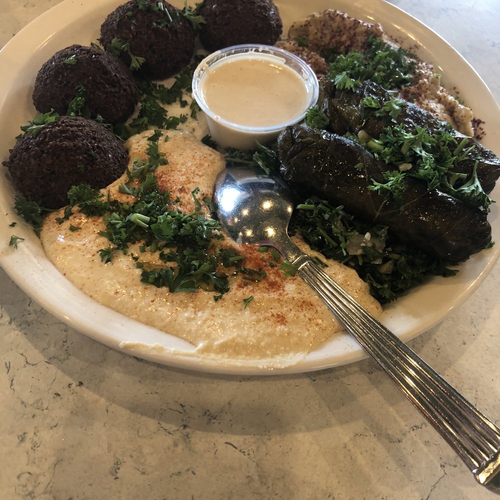 Almaza Grill - Our Vegetarian Combo. - Mediterranean Near Me - East Amherst, New York