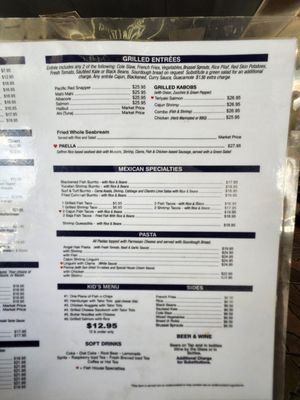 Menu photo 1 Solana Beach Fish House Solana Beach, CA Menu photo 1 Solana Beach Fish House Solana Beach, CA