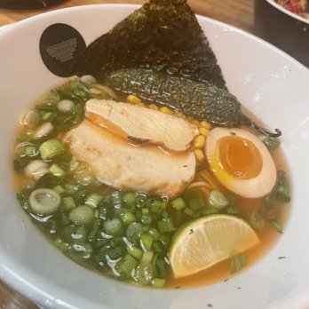 Silverlake Ramen - Spicy ramen! Look at the size of that green chilé! So delicious! Never had ramen with a cooked chilé like that ever. - Ramen Near Me - Atlanta, Georgia Silverlake Ramen - Spicy ramen! Look at the size of that green chilé! So delicious! Never had ramen with a cooked chilé like that ever. - Ramen Near Me - Atlanta, Georgia
