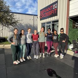 Defiant CrossFit - After workout group photo!