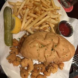 Shrimp & crawfish Po-Boy Sandwich Shrimp & crawfish Po-Boy Sandwich
