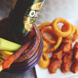 Wings To Go - Clamato & onion rings