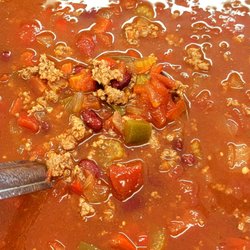Wolfies - Red chili with beans Midwest style