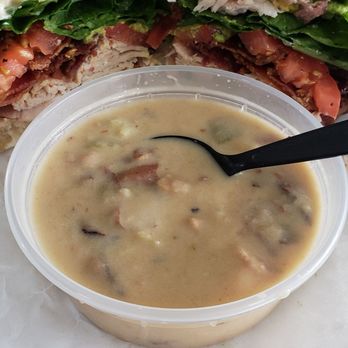 Big Front Door - Half Turkey Club + Avocado & Clam Chowder! - Delis Near Me - San Diego, California