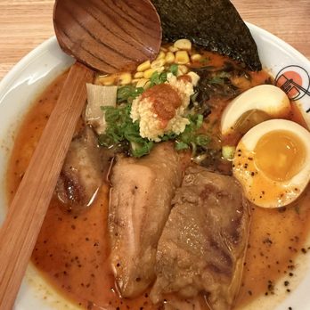 Yoshi Ramen - Spicy garlic ramen - Ramen Near Me - Naperville, Illinois