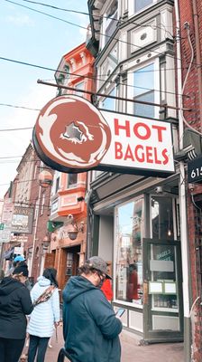 Photo of South Street Philly Bagels - Philadelphia, PA, US. people walking down the street