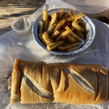 Chubby’s Cheesesteaks - Cheesesteaks and crab fries oh my!  Their regular fries are great too! - Cheesesteaks Near Me - Wickenburg, Arizona