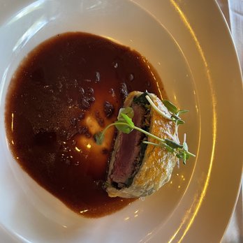 Local Restaurant & Bar - Half Buffalo Wellington. We shared. - New American Near Me - Jackson, Wyoming