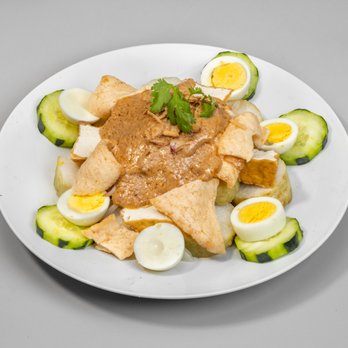 Bali Street Cafe - gado2, indonesian salad with peanut sauce and egg - Indonesian Near Me - Dallas, Texas Bali Street Cafe - gado2, indonesian salad with peanut sauce and egg - Indonesian Near Me - Dallas, Texas