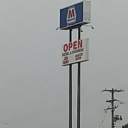 145 Truck Stop - The sign says it all
