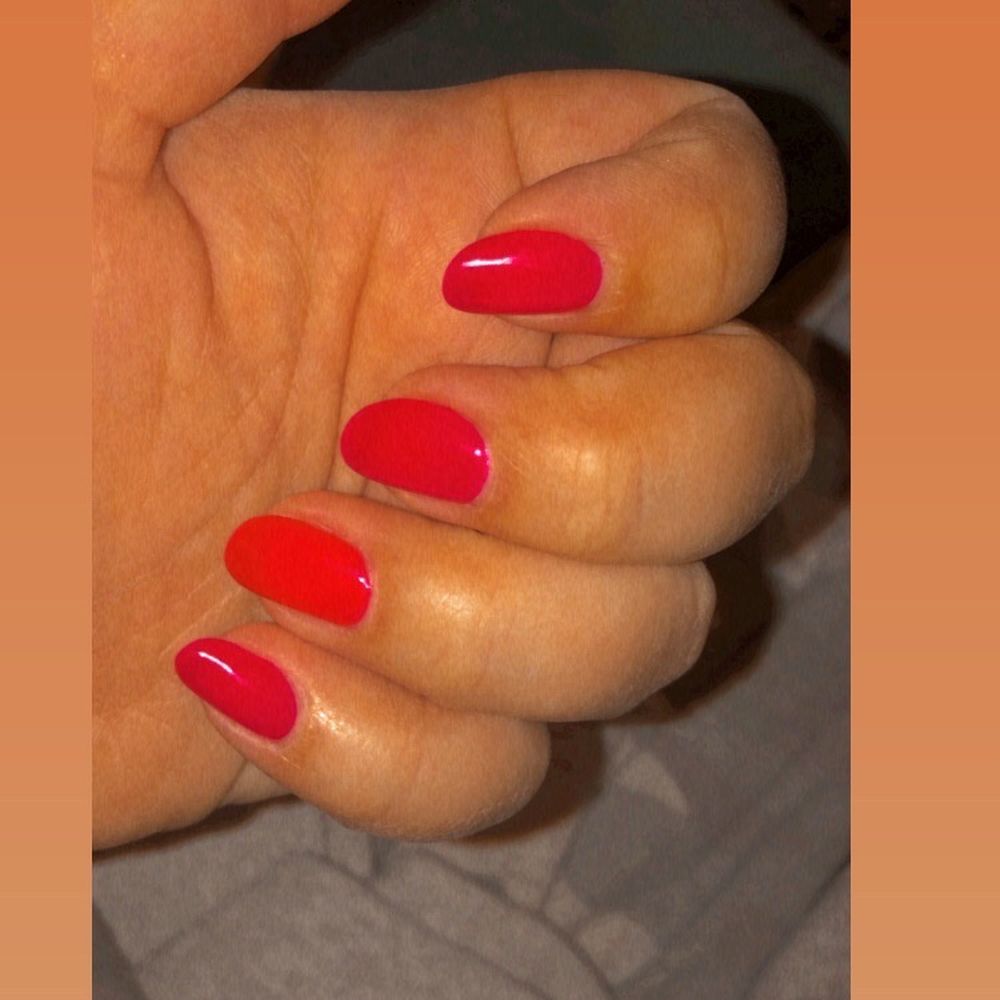 Multicolored Gel Manicure Multicolored Gel Manicure