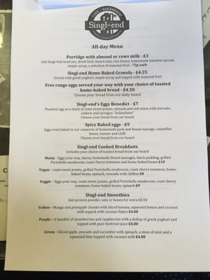 Menu photo 7 Singl-end Garnethill Glasgow, GLG Menu photo 7 Singl-end Garnethill Glasgow, GLG