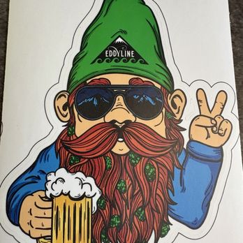 Eddyline Brewery & Pub - Cool sticker for our camper! - Breweries Near Me - Buena Vista, Colorado