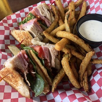 Zax Restaurant - Club sammy with pickle fries - Pizza Near Me - Moab, Utah Zax Restaurant - Club sammy with pickle fries - Pizza Near Me - Moab, Utah