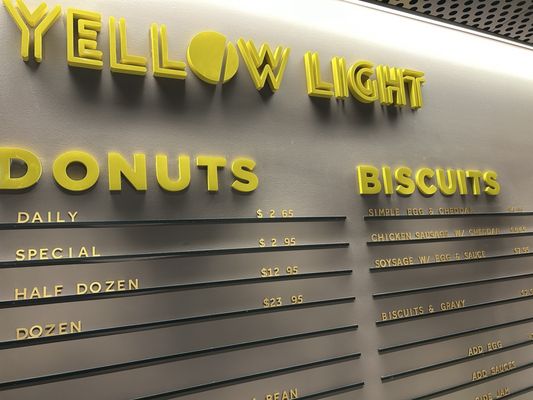 Yellow Light Coffee and Donuts by null