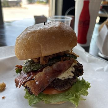 The Junction - El Diablo burger. Heat depends on the batch of jalapenos they have, mine was a nice medium heat. I added tomatoes and lettuce. Tasty! - Burgers Near Me - Heber City, Utah The Junction - El Diablo burger. Heat depends on the batch of jalapenos they have, mine was a nice medium heat. I added tomatoes and lettuce. Tasty! - Burgers Near Me - Heber City, Utah