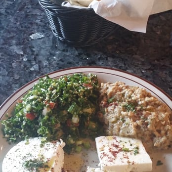 Marrakesh - Veggie platter: goat cheese, feta cheese, baba ghanouj, and taboulli... and plenty pita bread - Turkish Near Me - Jacksonville, North Carolina Marrakesh - Veggie platter: goat cheese, feta cheese, baba ghanouj, and taboulli... and plenty pita bread - Turkish Near Me - Jacksonville, North Carolina