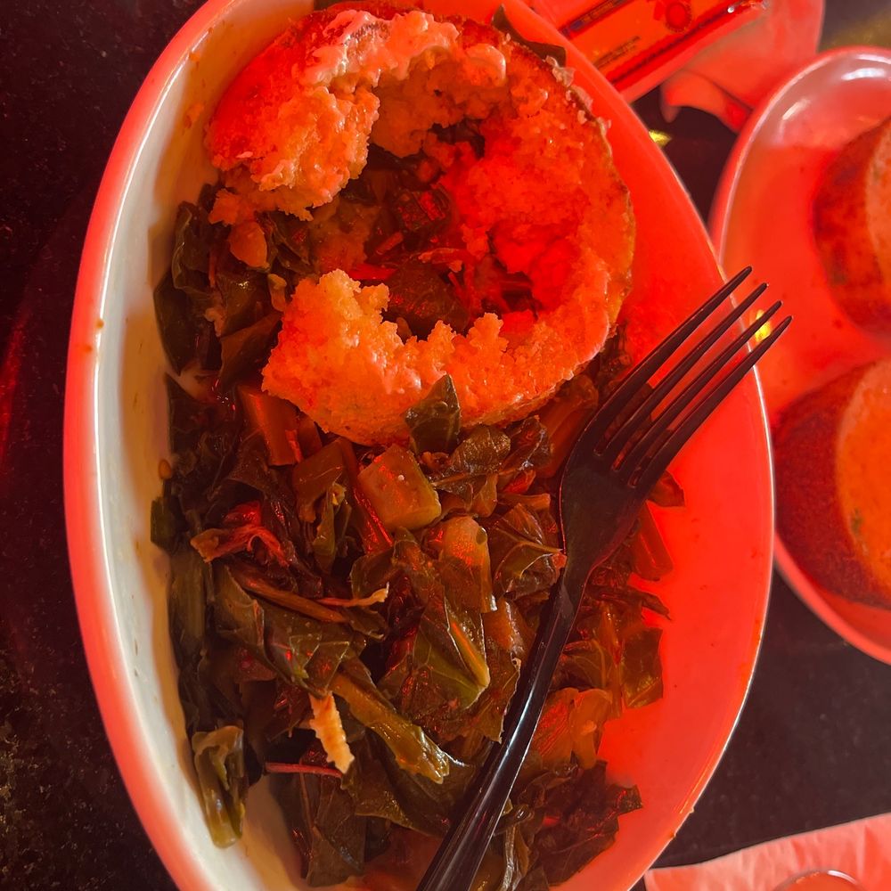 Lost & Found - Double portion Collard Greens and Smoked Turkey - Cocktail Bars Near Me - Houston, Texas Lost & Found - Double portion Collard Greens and Smoked Turkey - Cocktail Bars Near Me - Houston, Texas