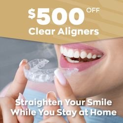 Brentwood Dental Spa - $500 OFF Clear Aligners - Straighten Your Smile While You Stay at Home - Brentwood Dental Spa - Brentwood, Westwood, Santa Monica