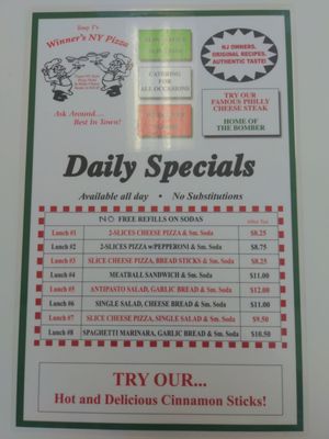Menu photo 4 Winner's NY Pizza Agoura Hills, CA