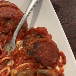 Modo Mio Italian Restaurant - Over cooked sausage